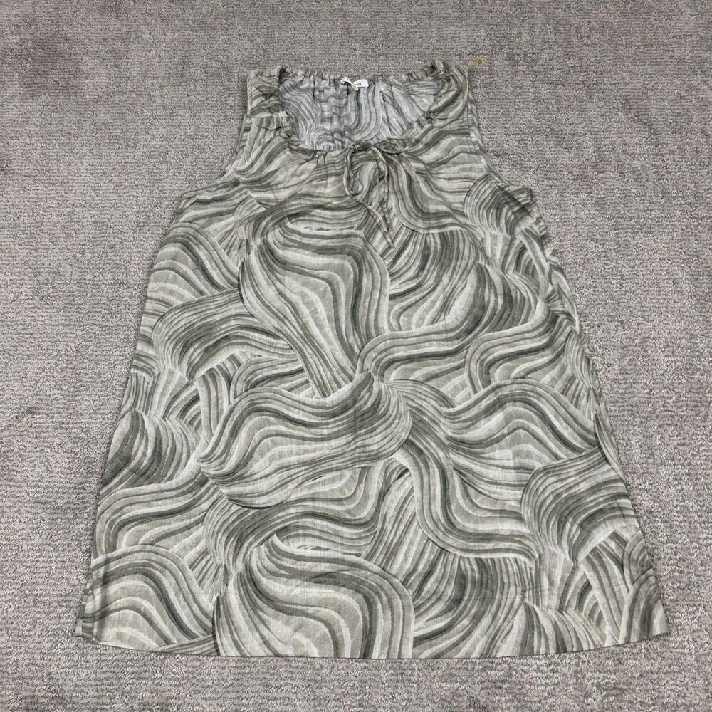 Haven Well Within Sleep Dress Womens Large Organic Cotton Sleeveless Watercolor